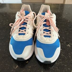 adidas Blue and White Athletic Shoes